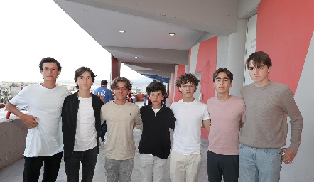 Ricardo Trujillo, Rodrigo Díaz, Diego Carreras, Mateo Espinosa, Santiago Torre, Mauricio Alcalde y Paulo Abaroa.