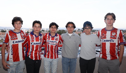  Luisma, Marcelo, Gonzalo, Josema, Jerónimo y Andrés.