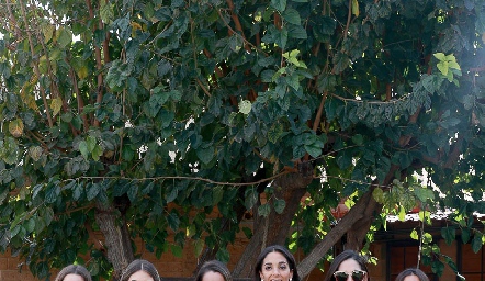  Paty De Antuñano, Ale Puente, Marijó Ascanio, Isa Villanueva, Mariana Rodríguez y Claudia Antunes.