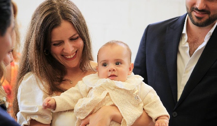  Micol Echegaray con su hijo René Padilla.