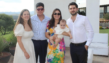  Micol Echegaray, Leonardo Rodríguez, René Padilla Echegaray, Paola Padilla y René Padilla.