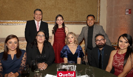  Gabriela Aguilar, César Abundis, Fátima Pérez, Mireya Bernal, Gabriel Ruiz, Rosa María Trejo, Silvia Ramos y Gilberto Martínez.