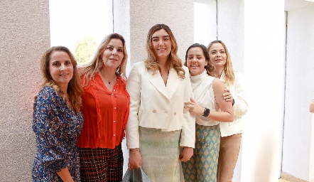  Anabel Gaviño, Gaby Lozano, Ana Gaby Motilla, Any Gómez y Fernanda Lozano.