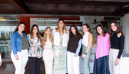  Marijó Raymond, Car, Stefy Leija, Ana Gaby Motilla, Ana Lu Díaz, Any Gómez, Alejandra Román y Marijó Vázquez.