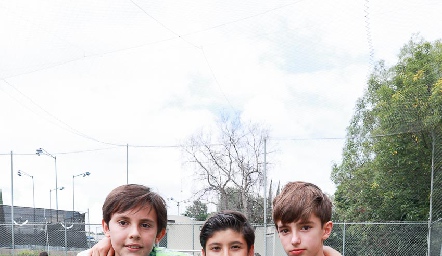  Andrés Nava, Marcelo Borja y Alejandro González.
