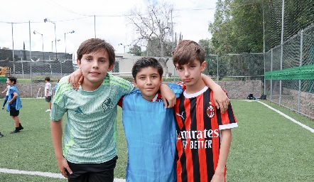  Andrés Nava, Marcelo Borja y Alejandro González.