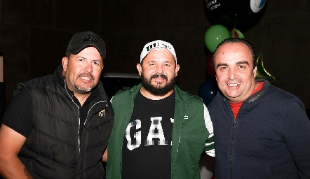  Salvador Martínez, Gerardo Meza y Antonio Jara.