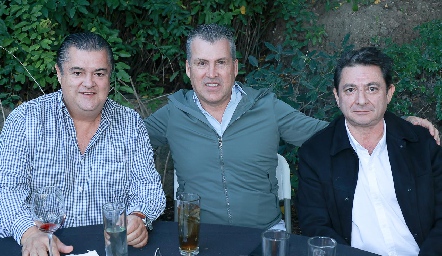  Nicolás Mina, Alfonso Anaya y Javier Álvarez.