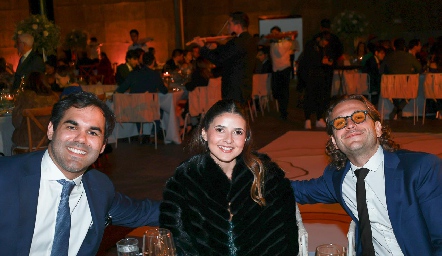  José Valenzuela, Ana Luisa Esqueda y Checo Zamudio.