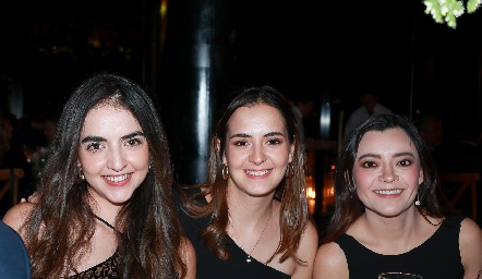  Sarah Aldasoro, Paulina Reynoso y Pamela Castro.