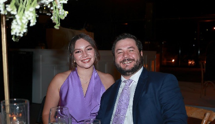  Julio Moreno y Daniela Ocaña.