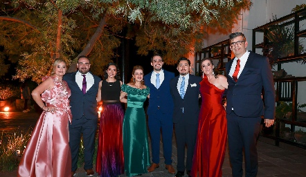  Silvia Carrillo, Chema Aguilar, Ruth Ortiz, MarcelaCarrillo, Juanca, José Adrián, Lizet Carrillo y Javier Ramírez.