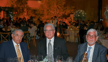  Carlos Medina, Salvador Méndez y Manuel Ponce.