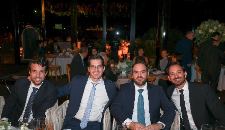  Alejandro, Leo, Alfonso y Javier.