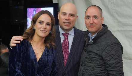  María Sotomayor, Germán Sotomayor y Carlos Valdés.