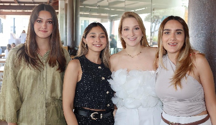 Ana Pau García, Marijó Ortega, Ale Álvarez y Giselle Villaseñor.