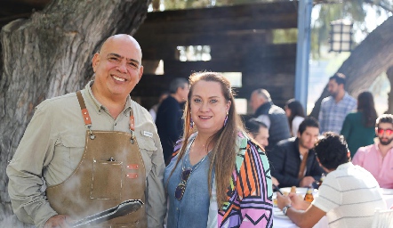  Alberto Navarro y Eva Aurora Aldrett.