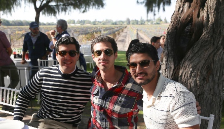  Daniel de Luna, Mauricio de Luna y Luis Pablo Zacarías.