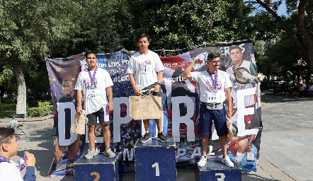  Ganadores en 7km categoría Varonil.