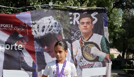  Ana Lucina Claudio, tercer lugar 3km femenil.