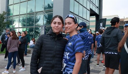  María de la Torre y Daniela López.