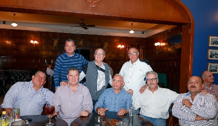  Roberto Solano, Gabriel González, Sergio Azua, Martin Díaz, Raúl Martínez, Adolfo Villasuso, Oscar Hernández.