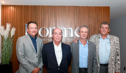  Arturo Meade, Edison Fajardo, Ricardo Andrés y Pablo Madrid.