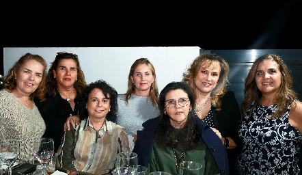  Anabell Valle, Graciela Torres, Lucía Bravo, Lorena Robles, Paty Valadés, Ana Lilia Von Der Meden y Sabrina Gaviño 