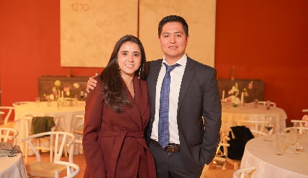  Mariana Sánchez y José Manuel Quistián.