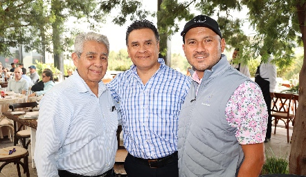  Christian Manchinelli, Enrique Bite y Héctor Chávez.