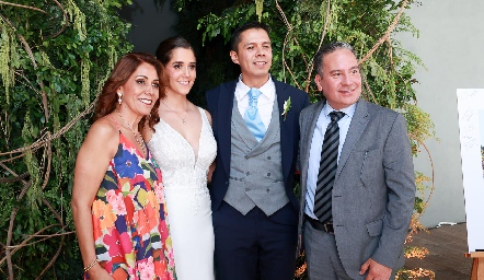 Selene, Mariana Fernández, Néstor Hernández y Jaime Rosales.