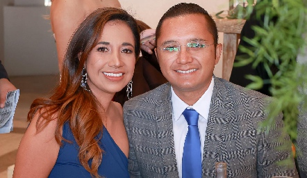   Karen Castillo y Daniel Domínguez.