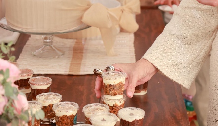  Mesa de dulces.