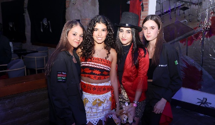  Isabel Algara, Anahí Andrade, Ana Rivera y Constanza.