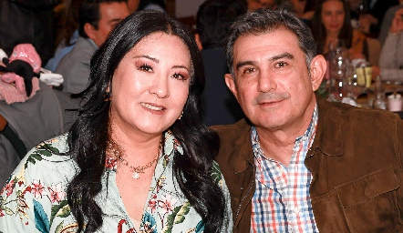  Namiko Susuda y Alfonso Covarrubias.