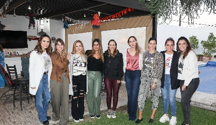  Ale Díaz de León, Leyre Hurtado, Michelle Baeza, Bárbara Berrones, Ale Salas, Lilia Medina, Gaby Labastida, María Torres y Alejandra Dip .