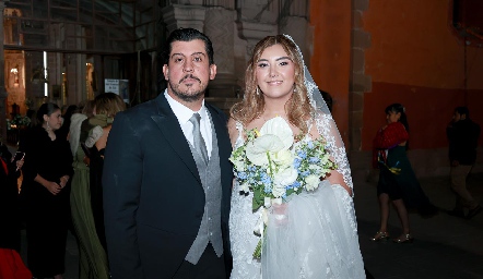  Héctor Gómez y Ana Gaby Motilla ya son esposos.