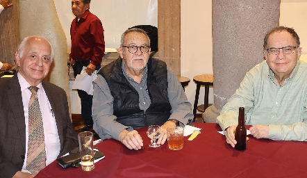  José León, Alejandro Perea y Alfonso Martínez.