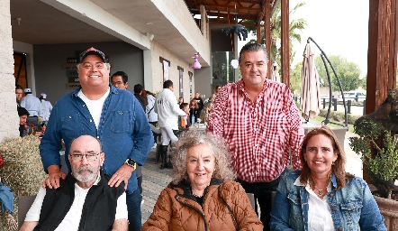  Carlos Delgado, Nicolás Mina, Roberto López, Susana Foyo y Marcela Payán.