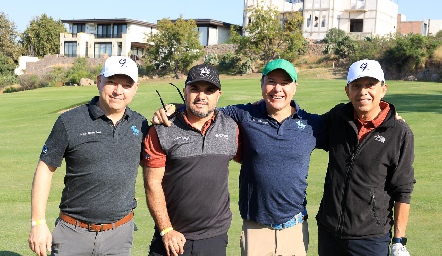  Luis Chaires, Sergio Zaragoza, Carlos Hoyos y Alejandro Quesada.