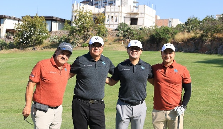  Ricardo Torres, Iván Ramírez, Carlos Escobedo y José Ávila.