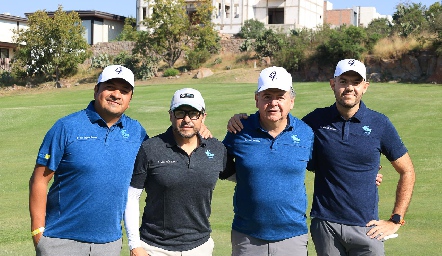  Jesús Ruiz Solórzano, José Pruneda, Ricardo Purata y José Barrera.