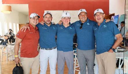  José Ávila, Ricardo Berrones, José Pruneda, José Miguel Barrera y Leopoldo Córdova.