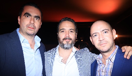  Alejandro Mejía, Alejandro Granados y Enrique Puga.