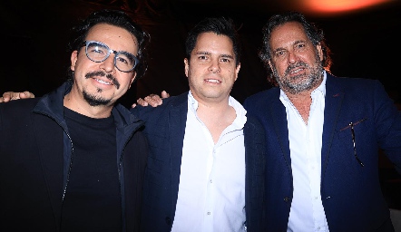  Jorge Mercado, Enrique Garza y Federico Díaz Gutiérrez.