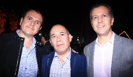  Ricardo Garza, Francisco Gutiérrez y José Miguel Guerra.