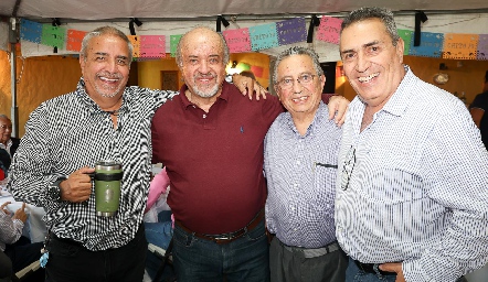  Los hermanos Espinosa Díaz de León, Chavo, Chito, Fabián y Ricardo.