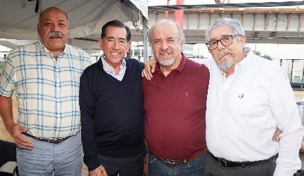  Omar, Félix Bocard, Chito Espinosa y Fortunato González.