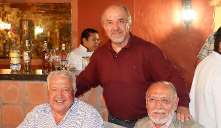  Miguel Ángel Dávila, Jesús Espinosa y Arturo.