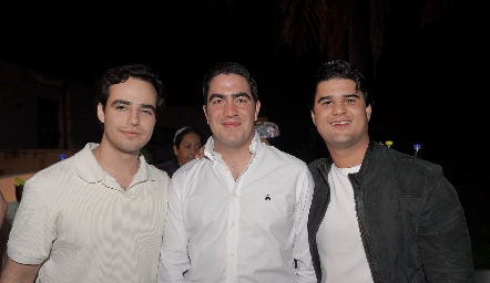  Manolo Martins, Juan Azcona y José Pablo Piñero.